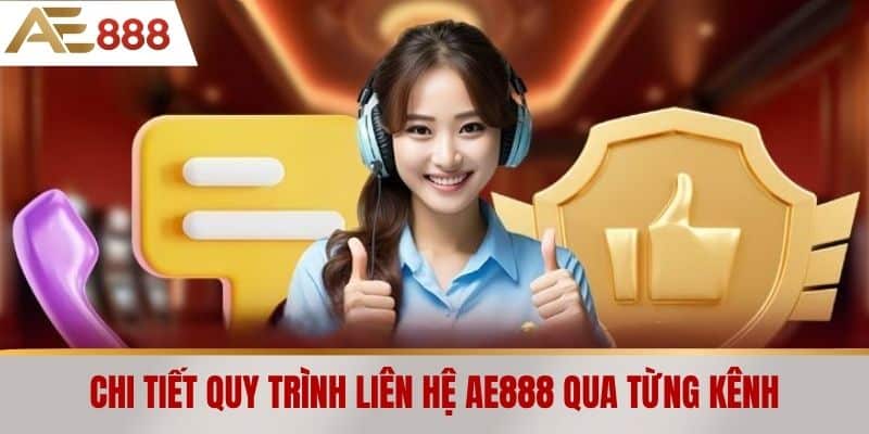 Chi tiết quy trình liên hệ AE888 qua từng kênh