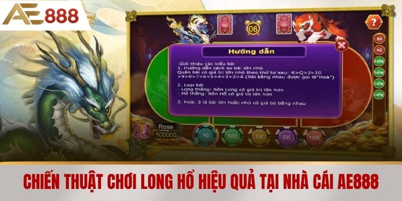 Chiến thuật chơi Long Hổ hiệu quả tại nhà cái AE888
