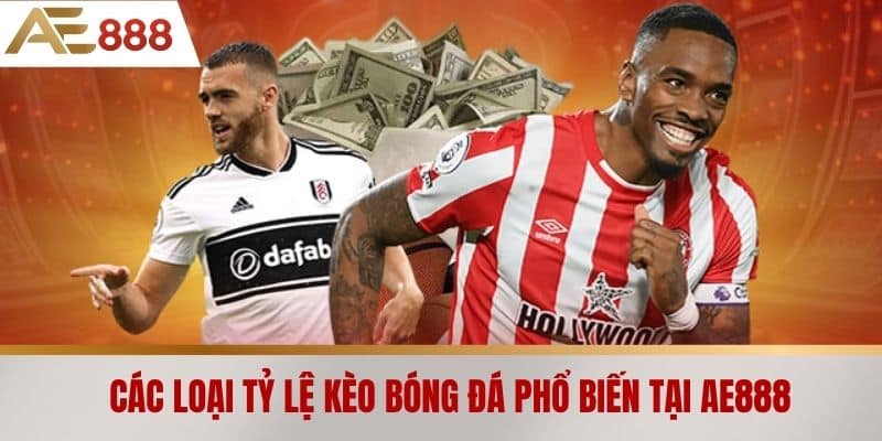 Các loại tỷ lệ kèo bóng đá phổ biến tại AE888